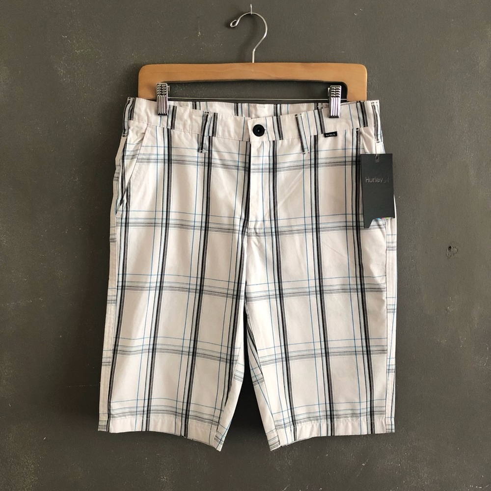 NWT Plaid “Puerto Rico” Hurley Shorts
